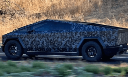 tesla cybertruck camouflage